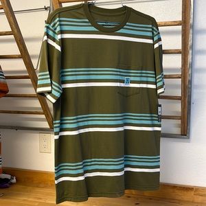 Brixton Hilt Beta SS Pocket Knit Military Olive/Teal